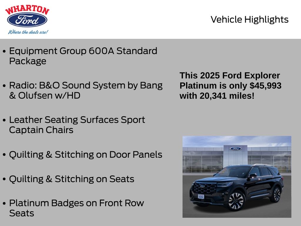 2025 Ford Explorer Platinum - 10