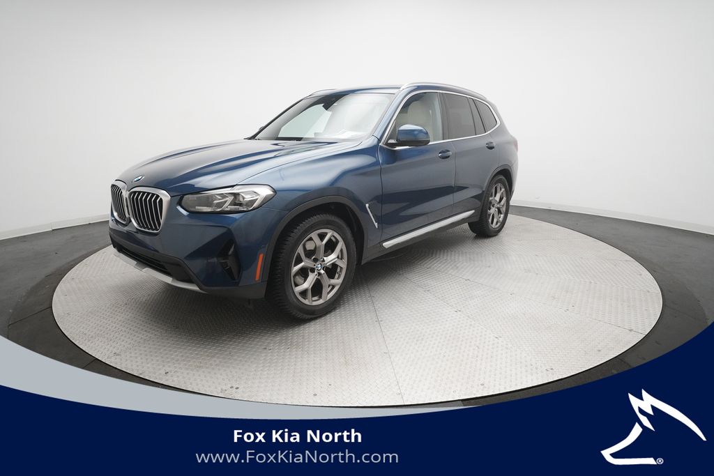 Phytonic Blue Metallic 2023 BMW X3 SUV / Crossover All-Wheel Drive 8-Speed Automatic