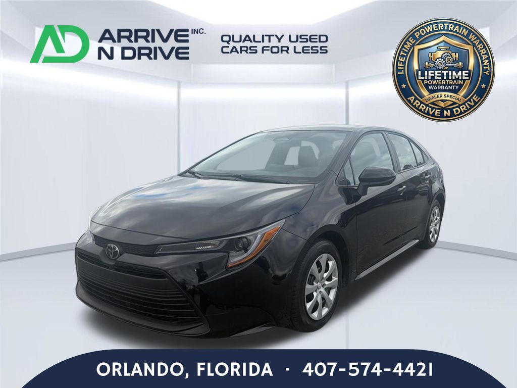 Black 2025 Toyota Corolla Sedan Front-Wheel Drive Continuously Variable Transmission