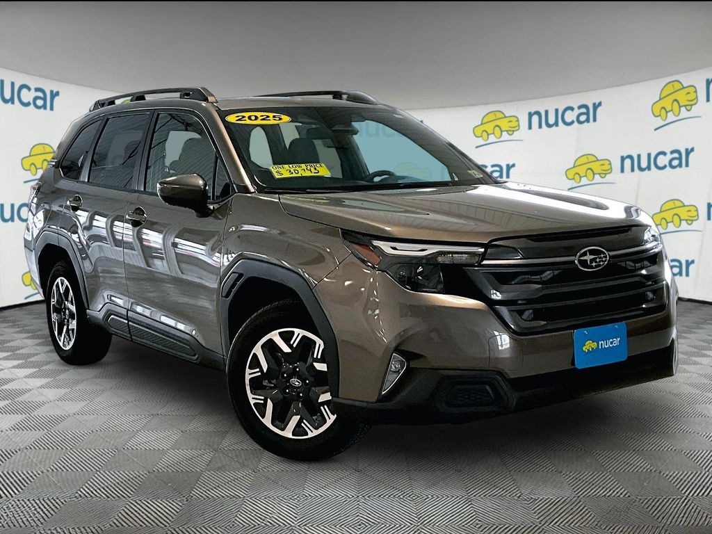 Brilliant Bronze Metallic 2025 Subaru Forester Premium Crossover AWD SUV / Crossover All-Wheel Drive Continuously Variable Transmission