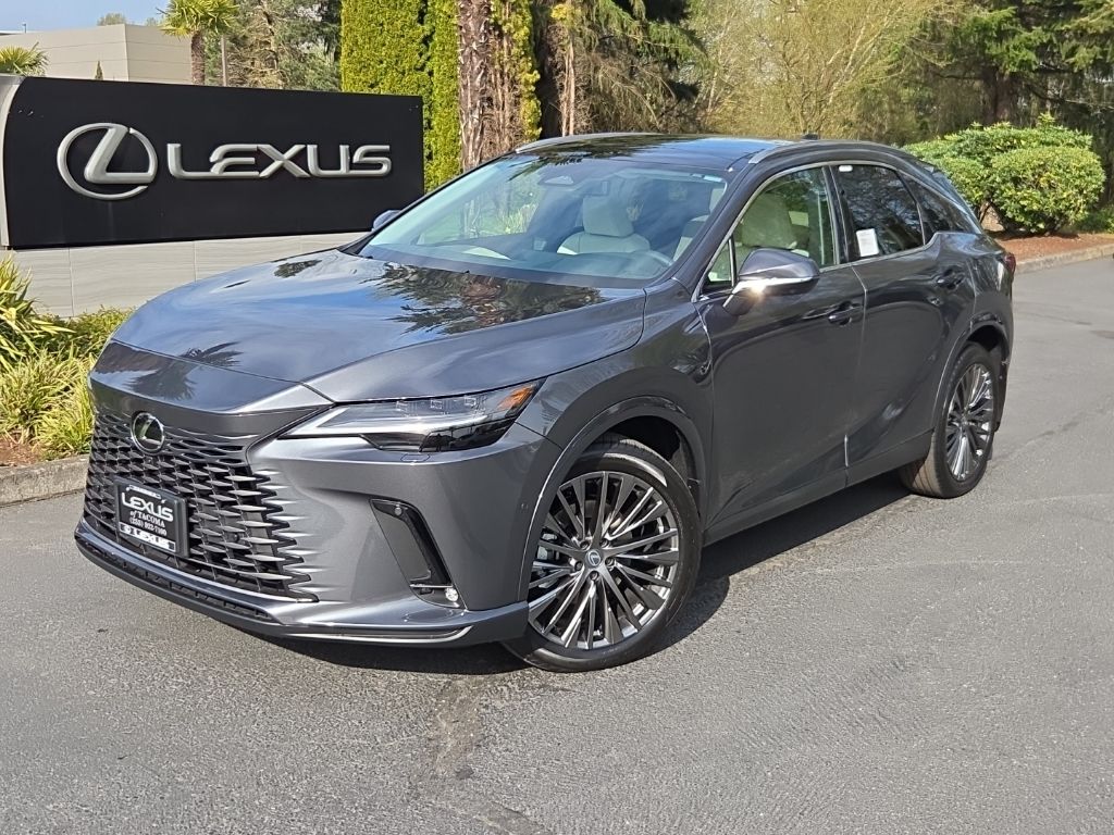 Gray 2026 Lexus RX Hybrid 350h Luxury AWD SUV / Crossover All-Wheel Drive Continuously Variable Transmission