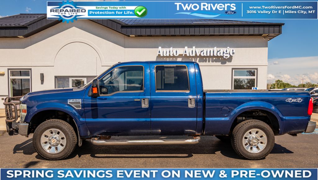 Dark Blue Pearl Clearcoat Metallic 2008 Ford F-250 Super Duty Pickup Truck Four-Wheel Drive 5-Speed Automatic Overdrive