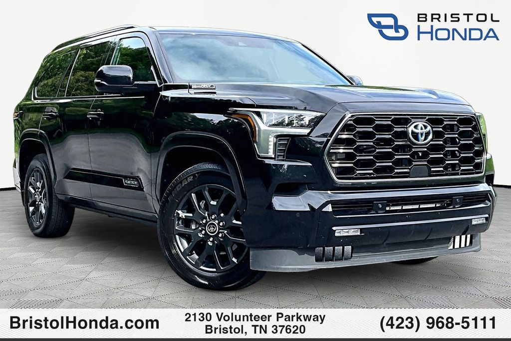 Midnight Black Metallic 2023 Toyota Sequoia SUV / Crossover Four-Wheel Drive Automatic
