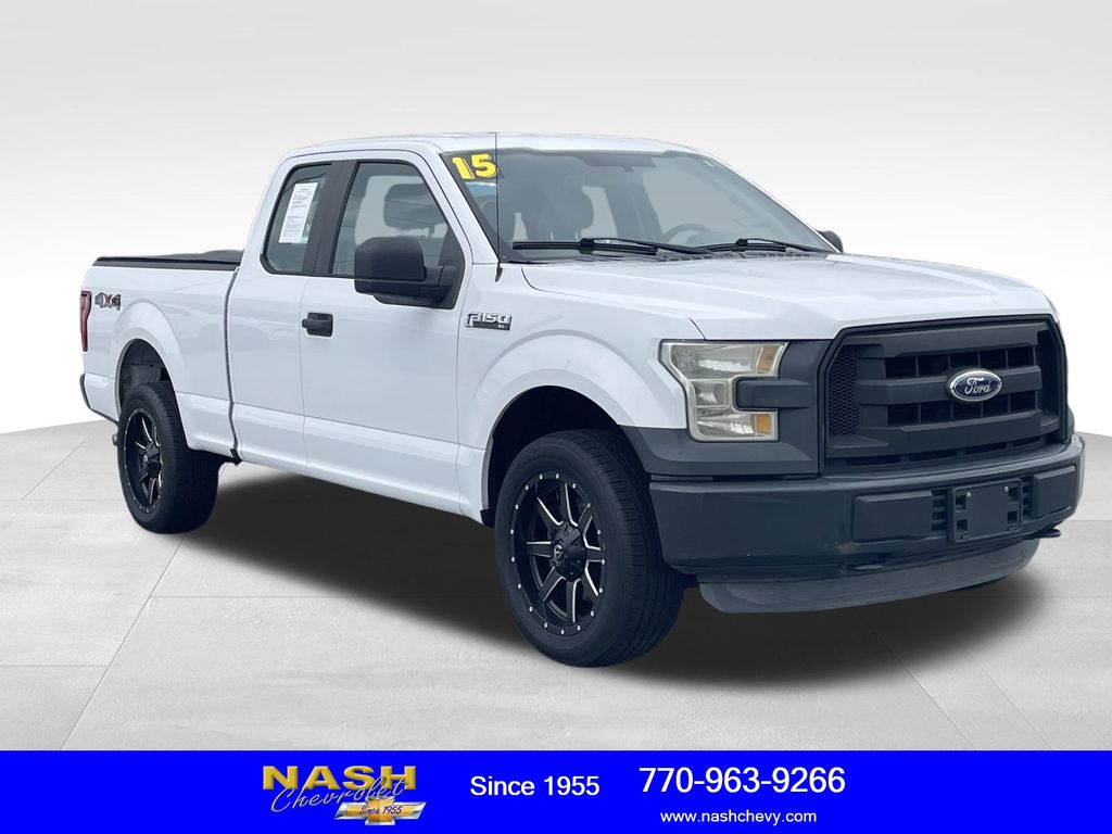 Oxford White 2015 Ford F-150 Pickup Truck Four-Wheel Drive 6-Speed Automatic