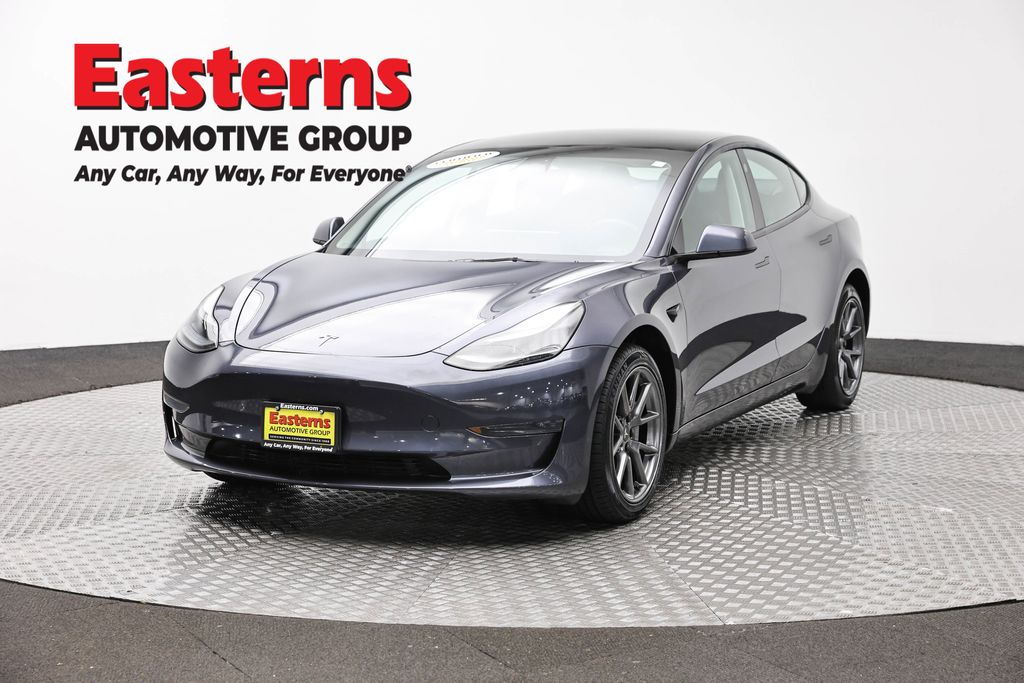 Gray 2023 Tesla Model 3 RWD Sedan Rear-Wheel Drive 1-Speed Automatic
