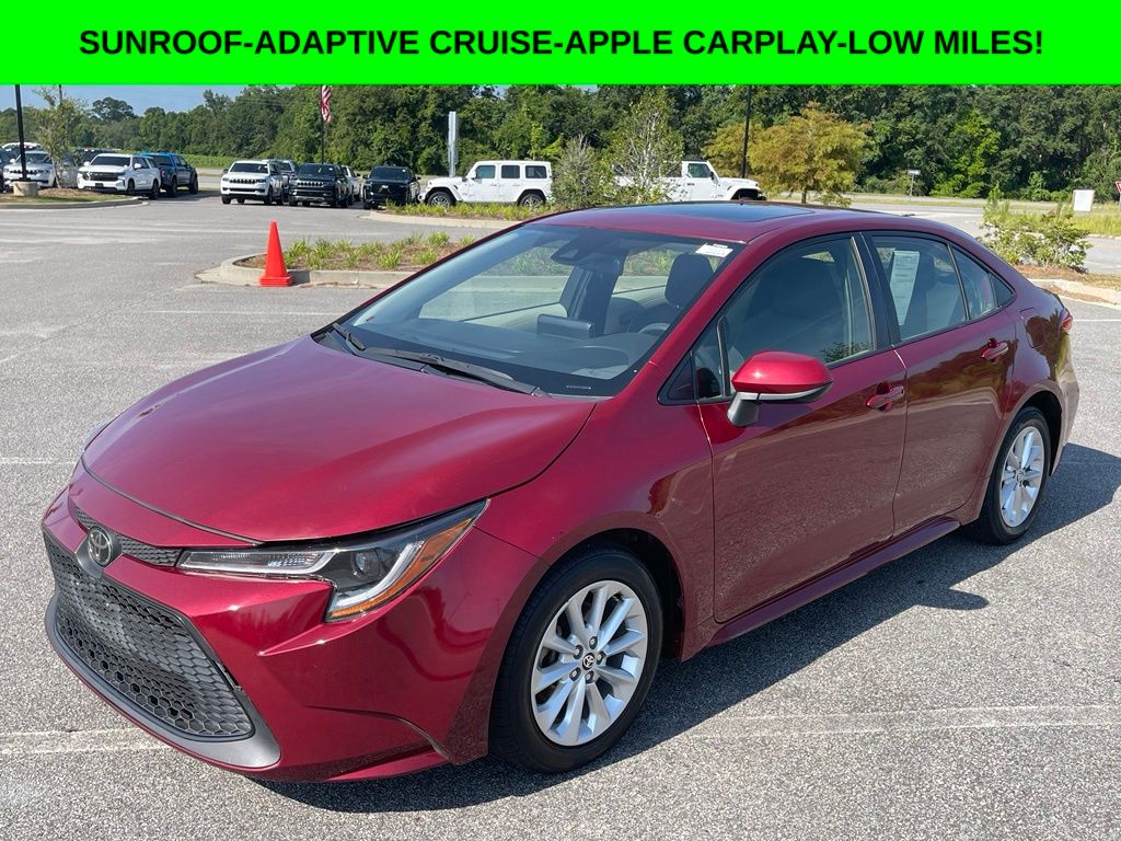 Red (Ruby Flare Pearl) 2022 Toyota Corolla Sedan Front-Wheel Drive Continuously Variable Transmission