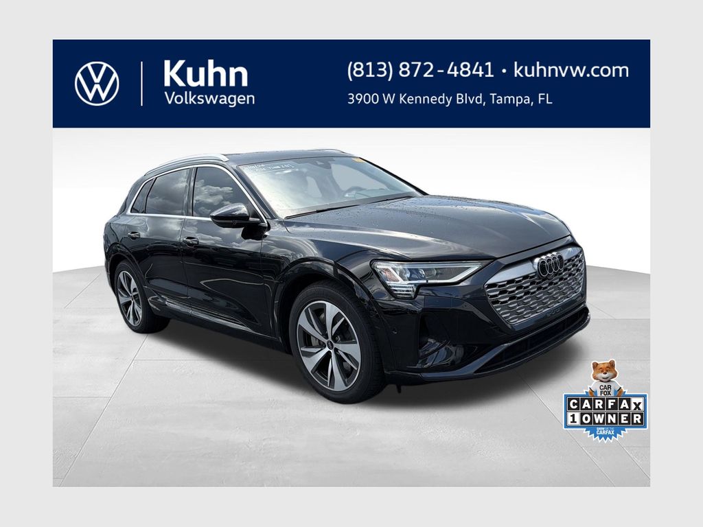 Mythos Black Metallic 2024 Audi Q8 e-tron SUV / Crossover All-Wheel Drive Automatic