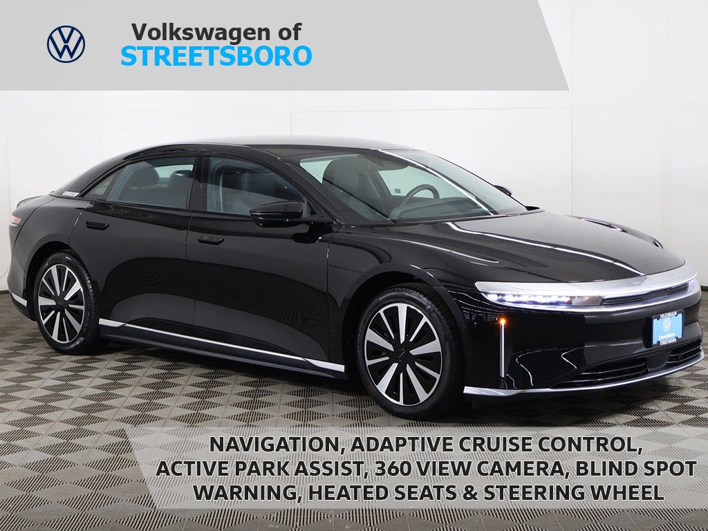 Infinite Black Metallic 2025 Lucid Air Sedan All-Wheel Drive 1-Speed Automatic