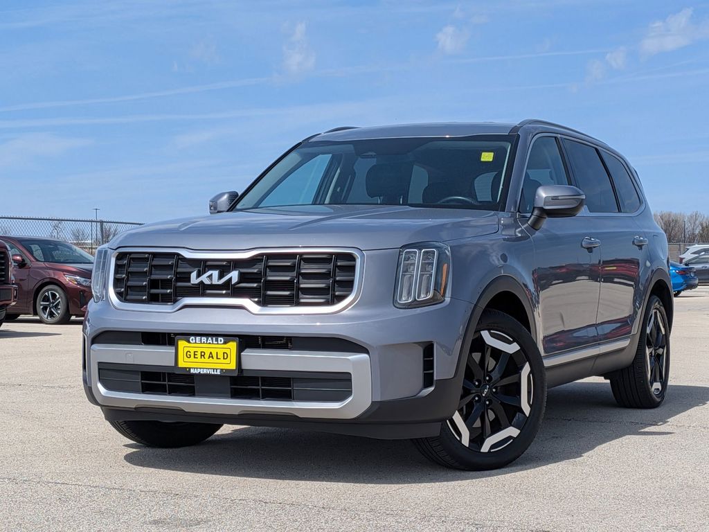 Everlasting Silver 2023 Kia Telluride S AWD SUV / Crossover All-Wheel Drive 8-Speed Automatic