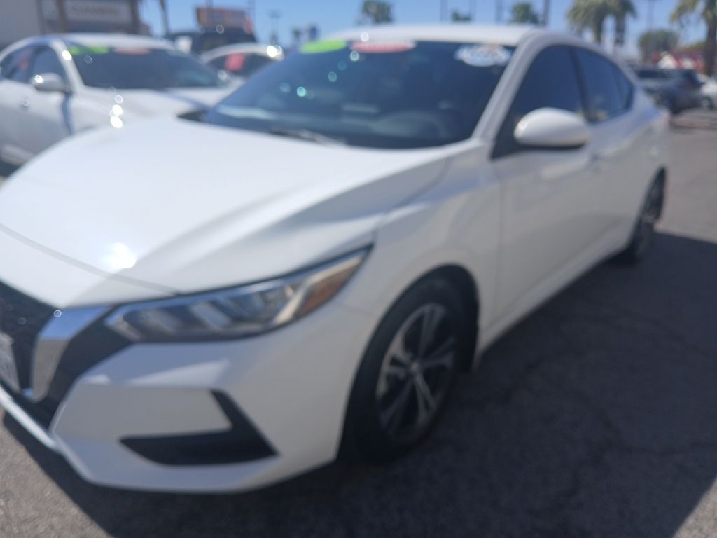 White (Fresh Powder) 2023 Nissan Sentra Sedan Front-Wheel Drive Continuously Variable Transmission