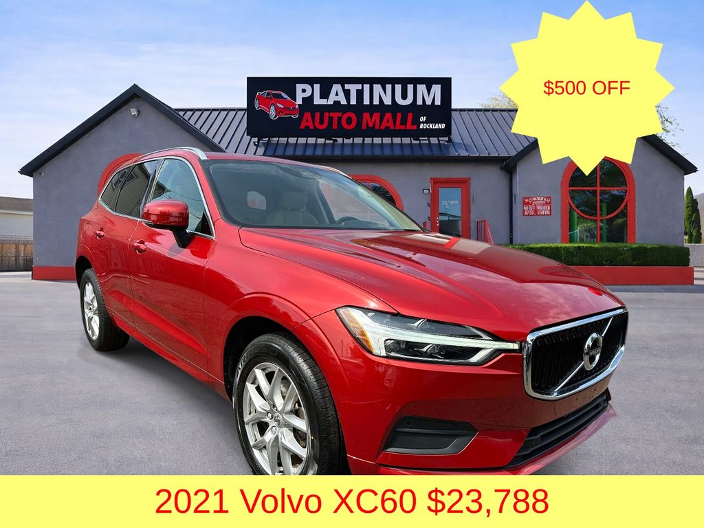 Red 2021 Volvo XC60 T5 Momentum AWD SUV / Crossover All-Wheel Drive Automatic