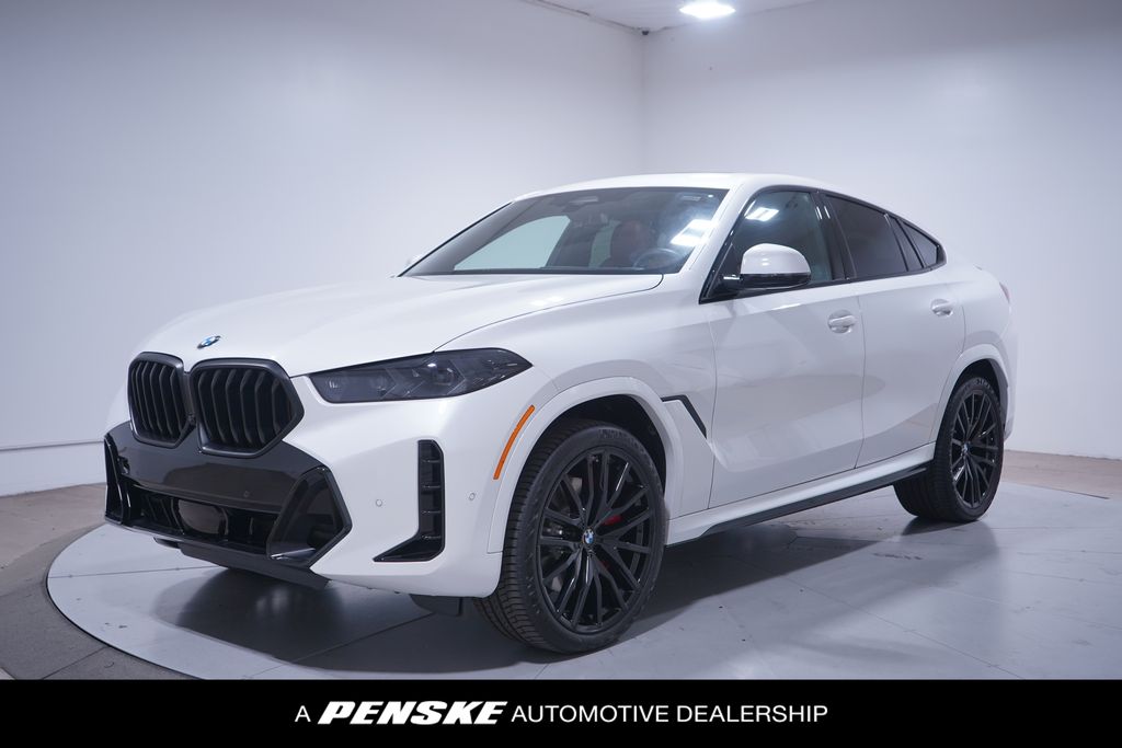 Mineral White Metallic 2026 BMW X6 xDrive40i SUV / Crossover All-Wheel Drive 8-Speed Automatic