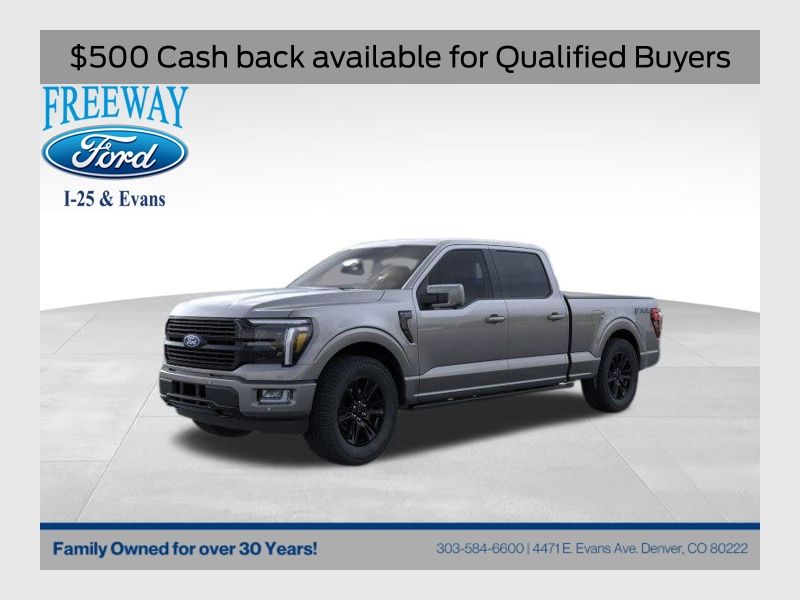 Carbonized Gray Metallic 2026 Ford F-150 Platinum SuperCrew 4WD Pickup Truck Four-Wheel Drive Automatic