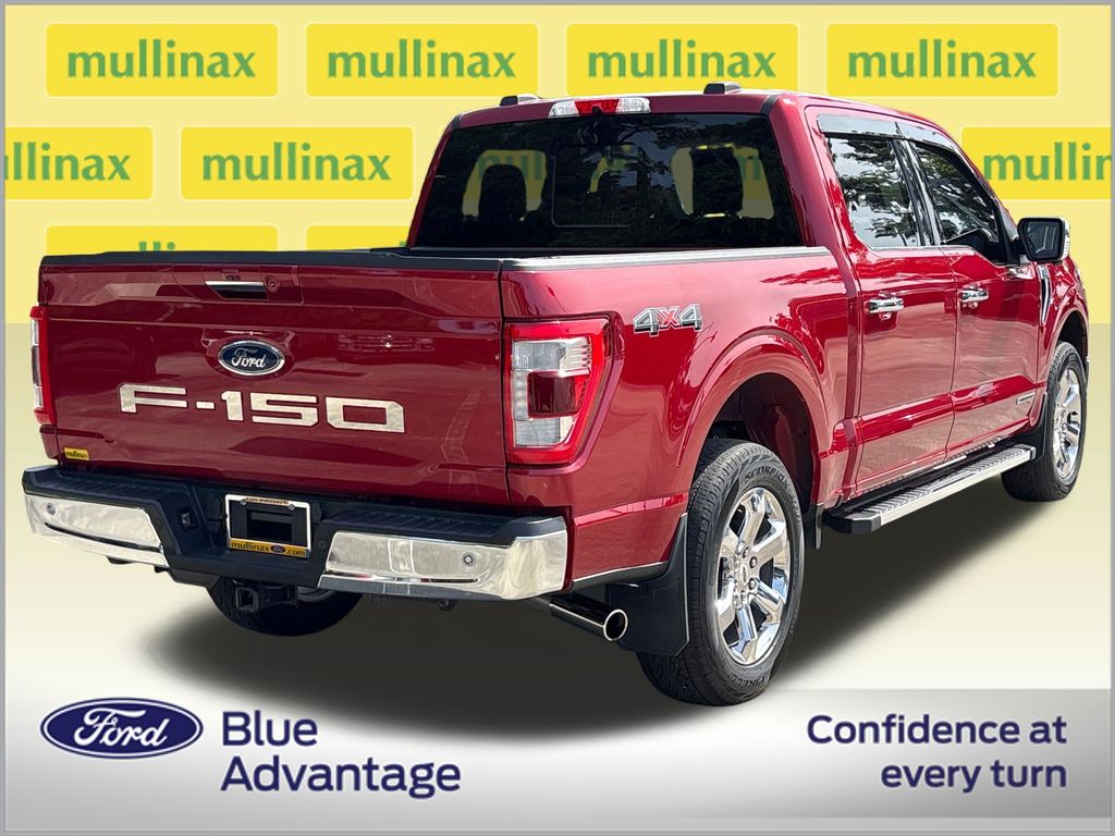 Certified Used 2022 Red Ford Lariat image 4
