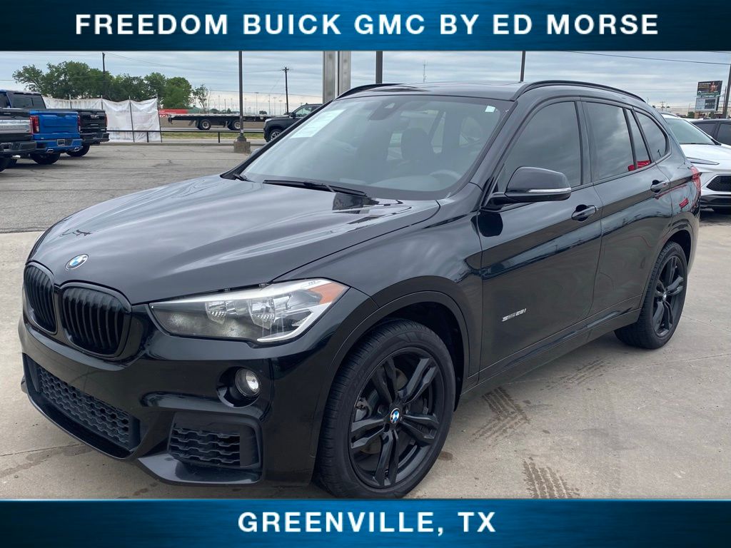 Black Sapphire Metallic 2018 BMW X1 sDrive28i FWD SUV / Crossover Front-Wheel Drive 8-Speed Automatic