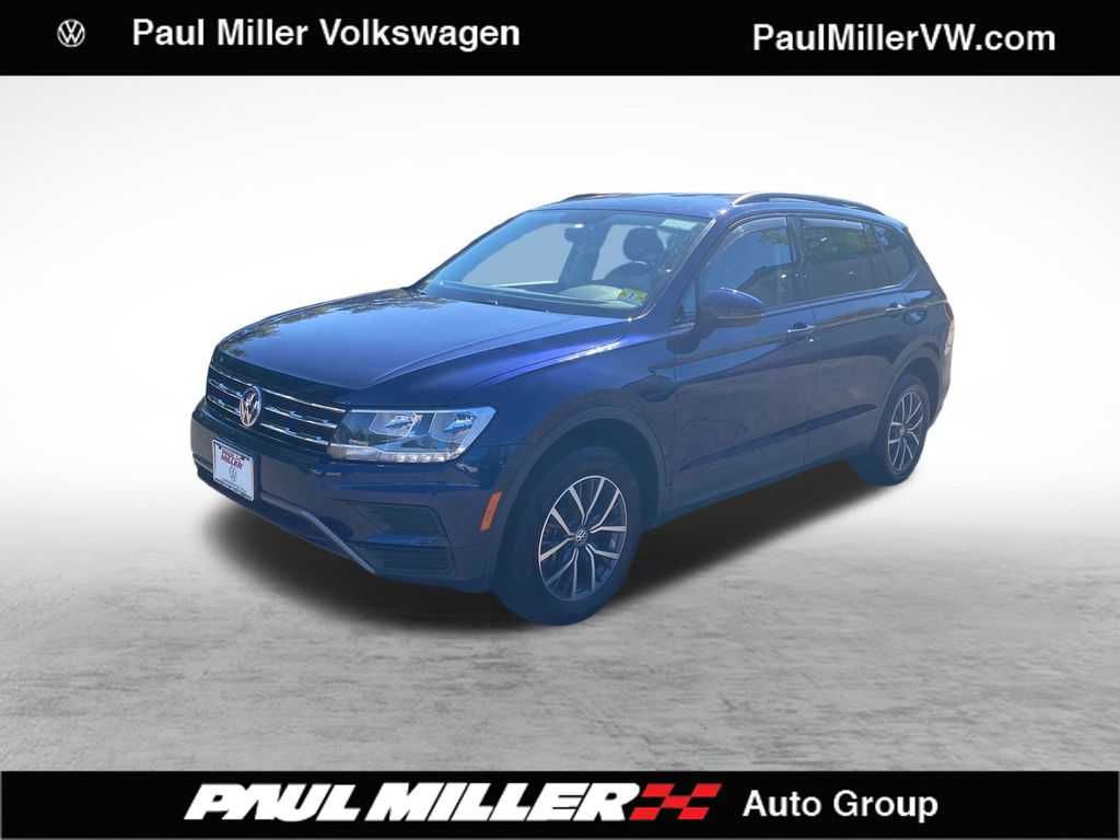 Atlantic Blue Metallic 2021 Volkswagen Tiguan SUV / Crossover All-Wheel Drive 8-Speed Automatic