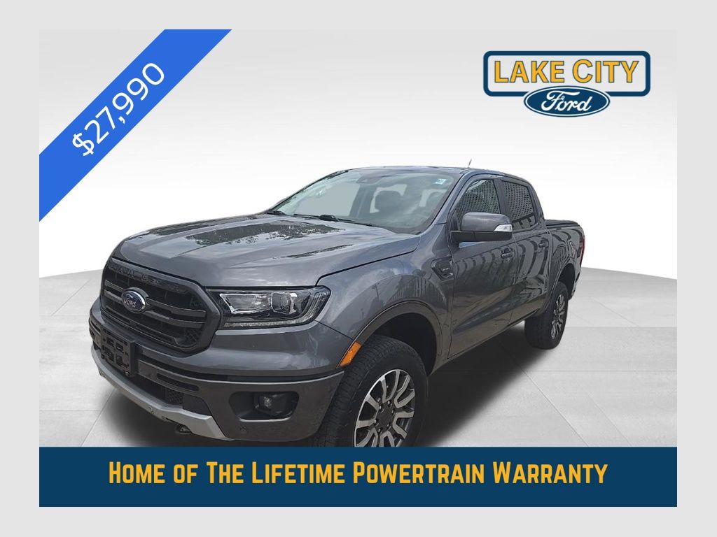 Gray Metallic 2021 Ford Ranger Pickup Truck Four-Wheel Drive Automatic