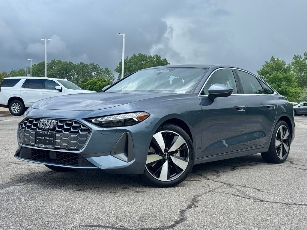 Horizon Blue Metallic 2025 Audi A5 quattro Premium Plus Sedan Sedan All-Wheel Drive 7-Speed Automatic