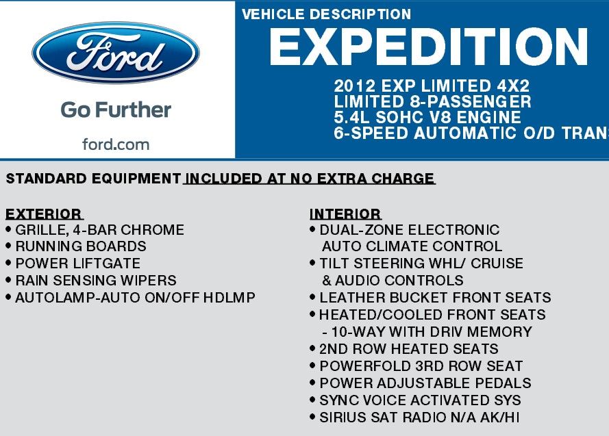 2012 Ford Expedition Limited photo