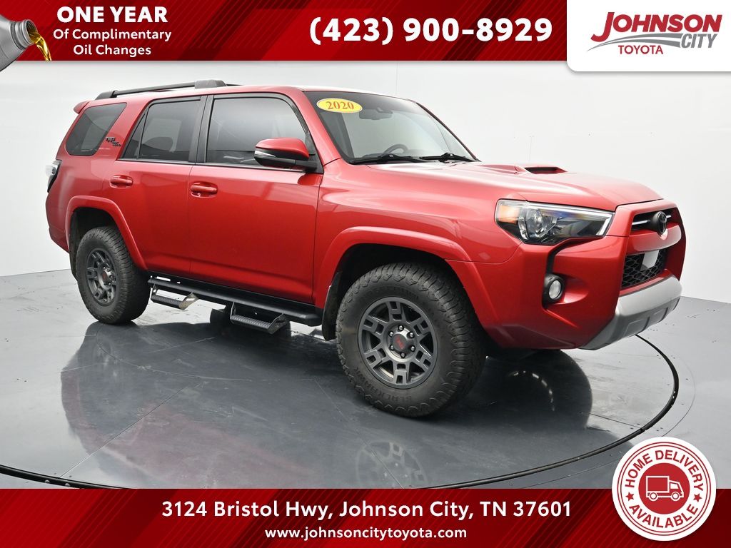 Barcelona Red Metallic 2020 Toyota 4Runner SUV / Crossover Four-Wheel Drive 5-Speed Automatic Overdrive