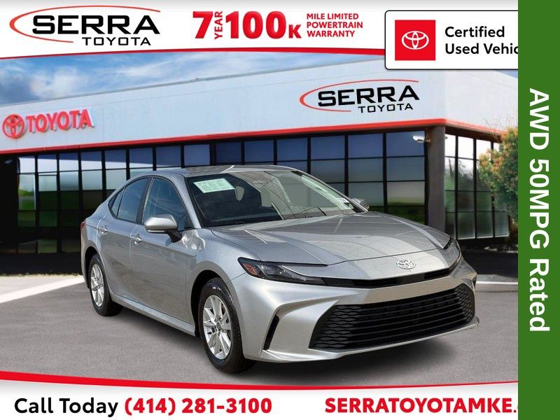 Celestial Silver Metallic 2025 Toyota Camry Sedan All-Wheel Drive Continuously Variable Transmission
