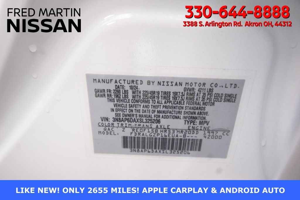 used 2025 Nissan Kicks car, priced at $25,498