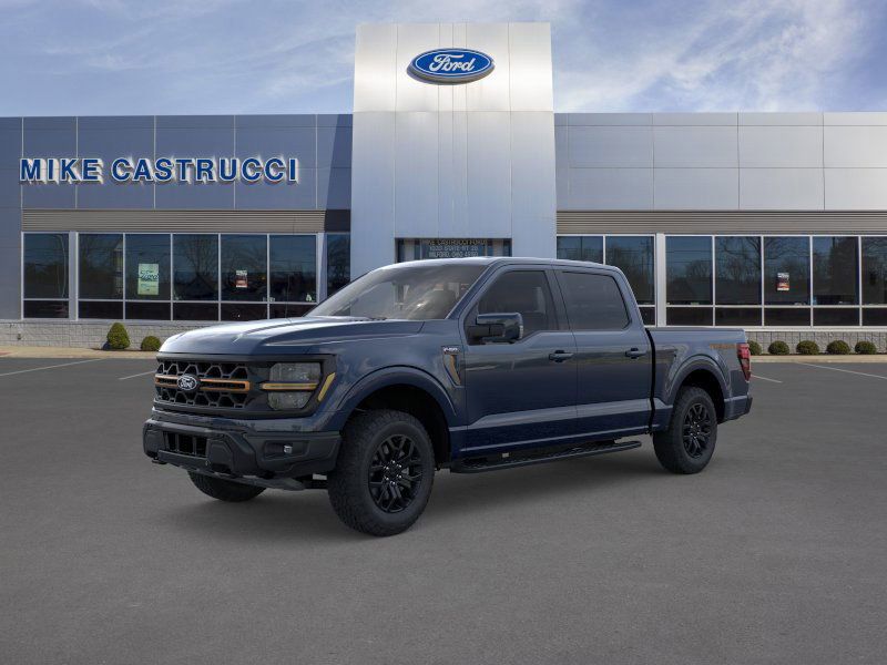 Antimatter Blue Metallic 2025 Ford F-150 Tremor SuperCrew 4WD Pickup Truck Four-Wheel Drive Automatic