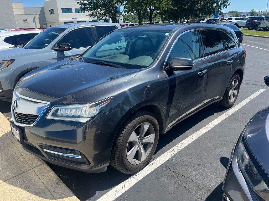 Gray (Graphite Luster Metallic) 2016 Acura MDX SUV / Crossover All-Wheel Drive 9-Speed Automatic