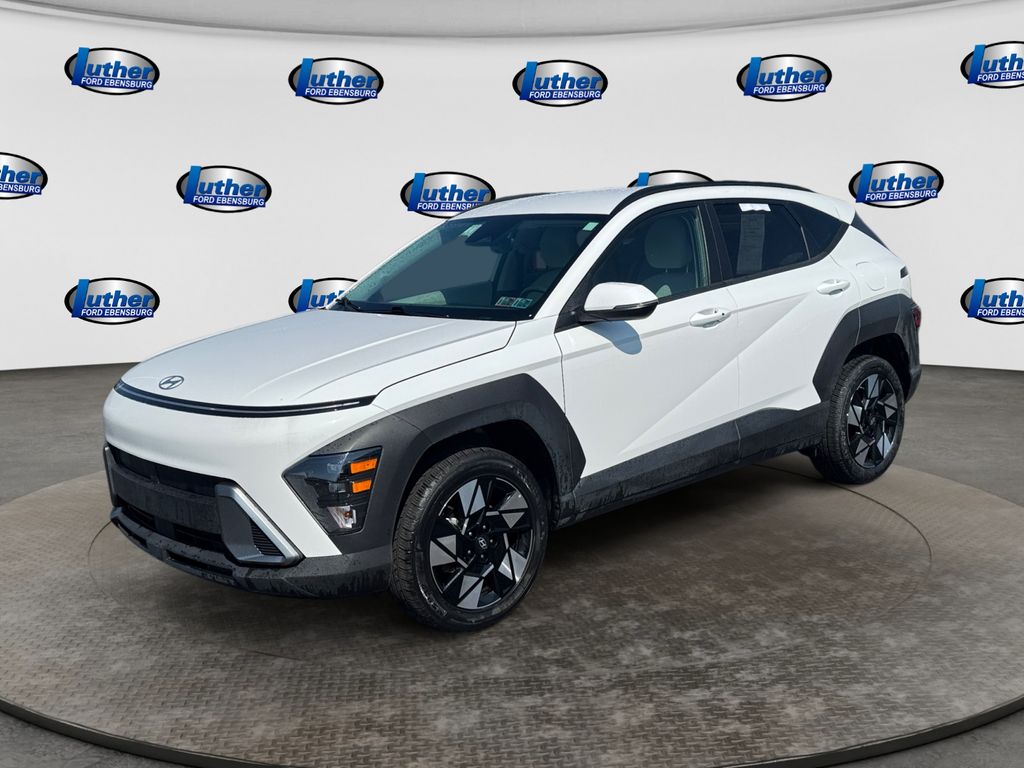 2025 Hyundai Kona SEL White at South Hills Kia