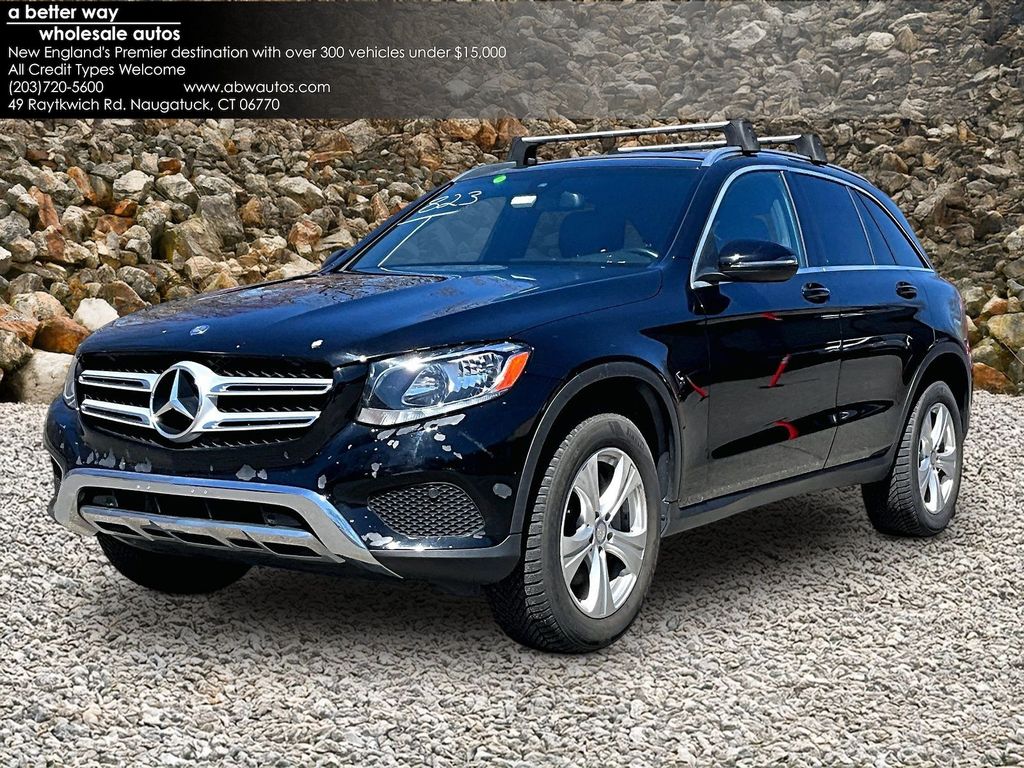 Black 2017 Mercedes-Benz GLC 300 4MATIC SUV / Crossover All-Wheel Drive 9-Speed Automatic