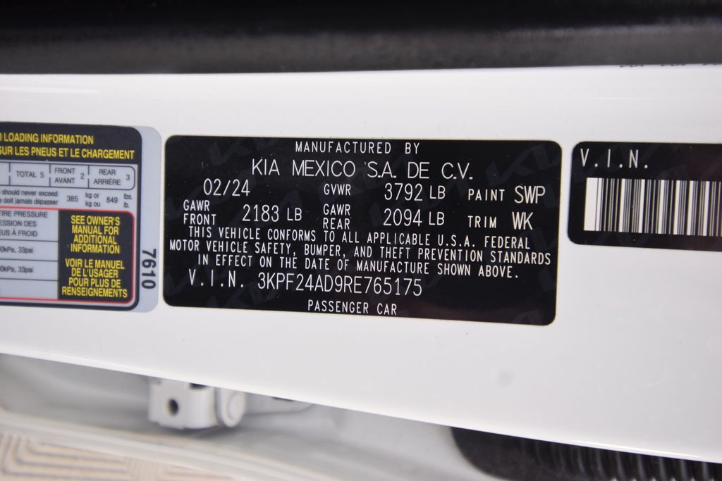 used 2024 Kia Forte car, priced at $17,400