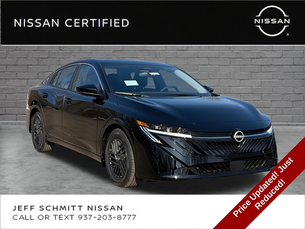 Super Black 2026 Nissan Sentra Sedan Front-Wheel Drive Continuously Variable Transmission