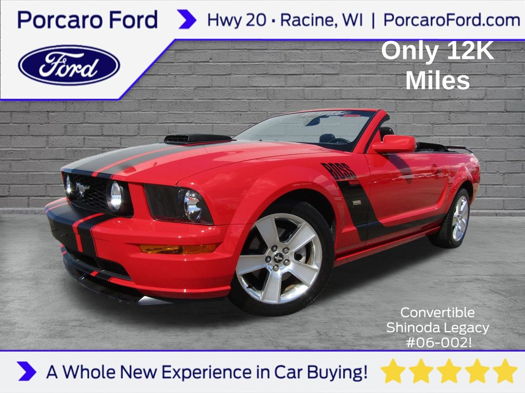 Torch Red Clearcoat 2006 Ford Mustang Convertible Rear-Wheel Drive 5-Speed Manual Overdrive