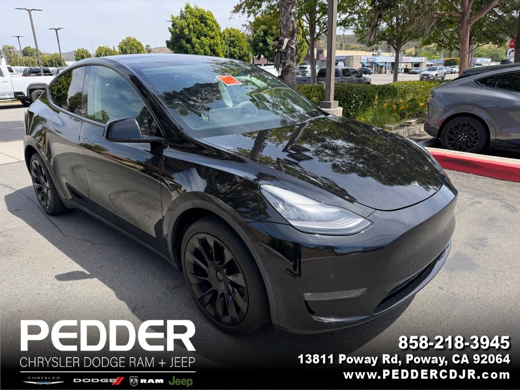 Black 2021 Tesla Model Y Long Range AWD SUV / Crossover All-Wheel Drive 1-Speed Automatic