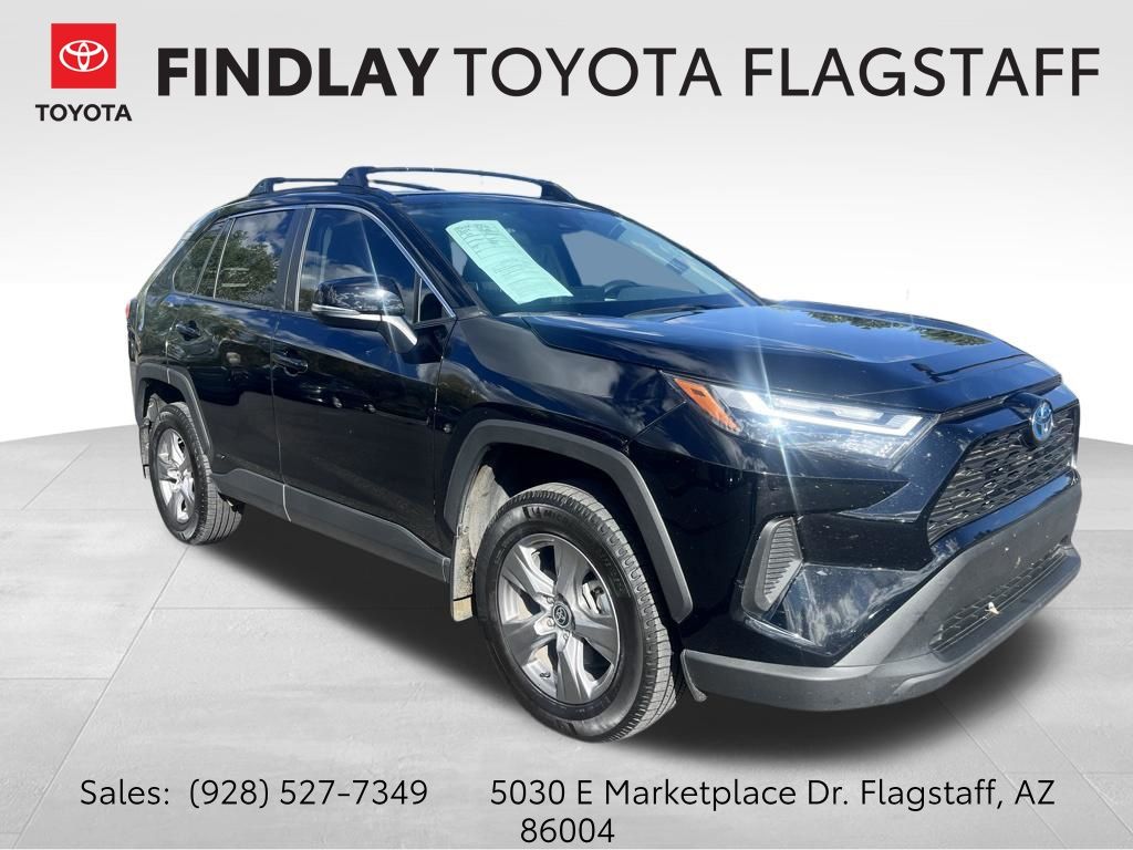 Midnight Black Metallic 2024 Toyota RAV4 Hybrid XLE AWD SUV / Crossover All-Wheel Drive Continuously Variable Transmission