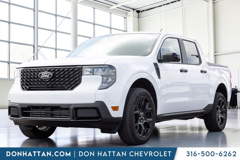 Oxford White 2025 Ford Maverick Pickup Truck All-Wheel Drive 8-Speed Automatic