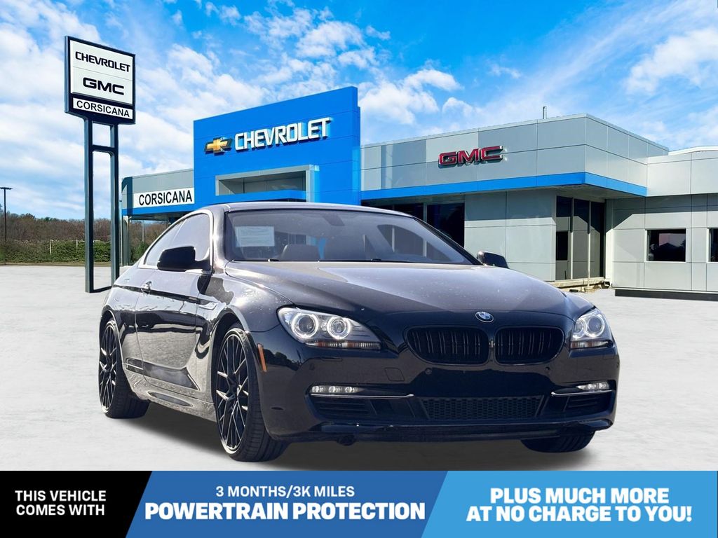 Jet Black 2013 BMW 6 Series Coupe Rear-Wheel Drive 8-Speed Automatic
