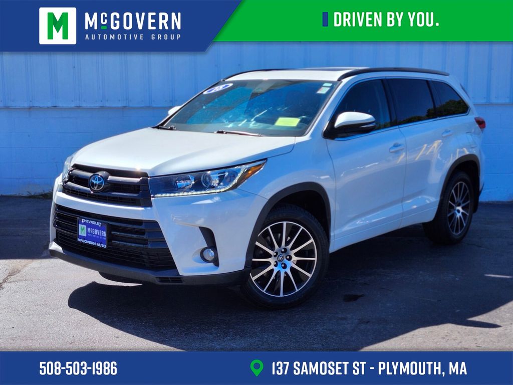 White (Blizzard Pearl) 2018 Toyota Highlander SUV / Crossover All-Wheel Drive 8-Speed Automatic