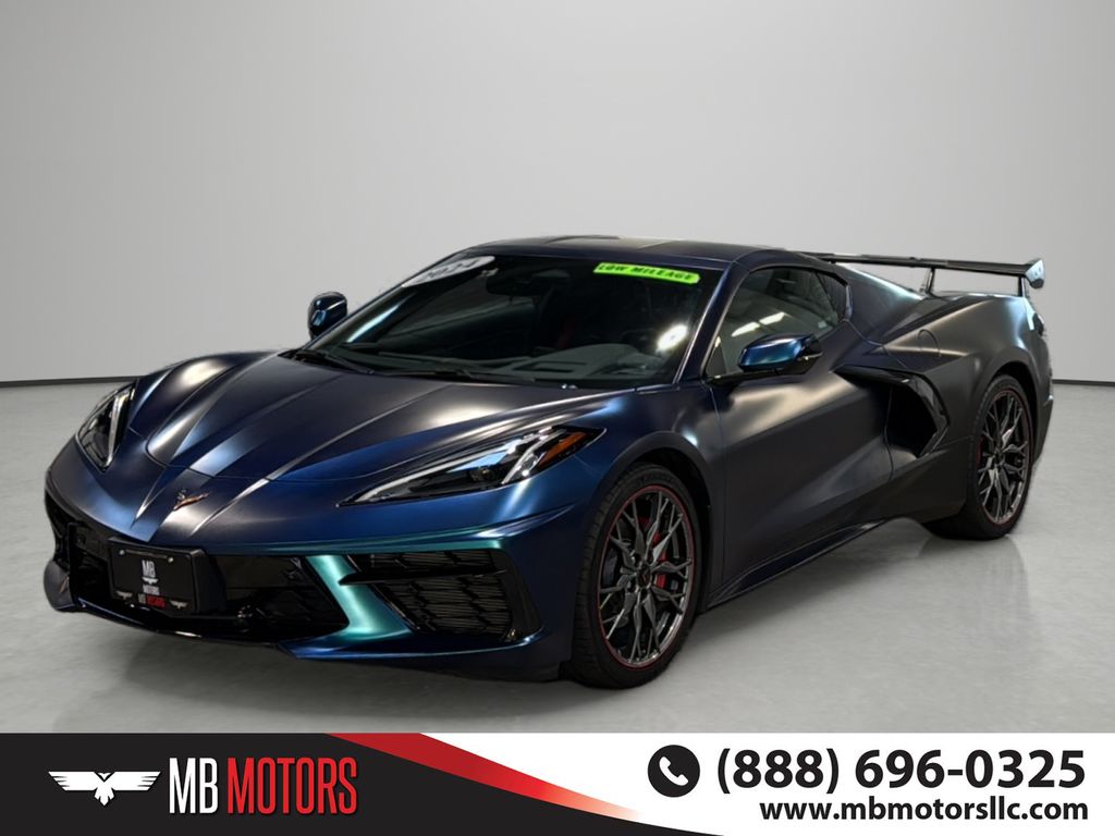Black 2024 Chevrolet Corvette Coupe Rear-Wheel Drive 8-Speed Dual Clutch