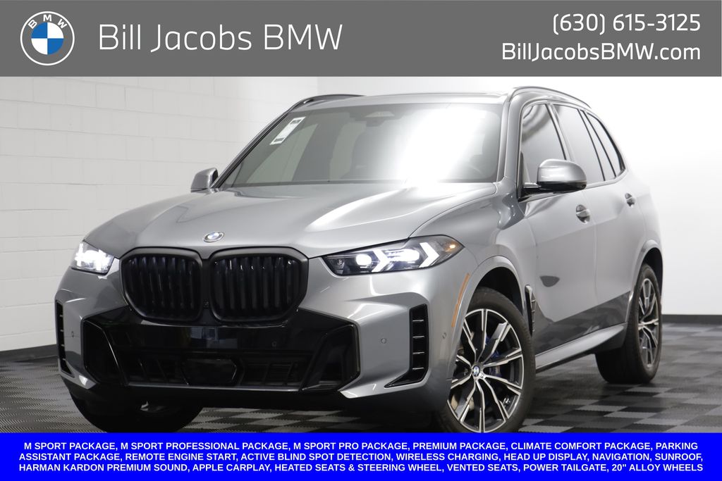 Skyscraper Gray Metallic 2024 BMW X5 SUV / Crossover All-Wheel Drive Automatic