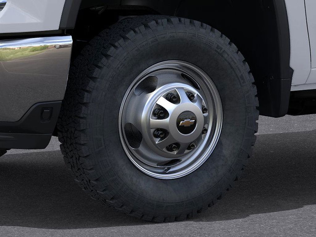 2025 Chevrolet Silverado 3500HD Work Truck White at Klick Lewis Buick Chevrolet