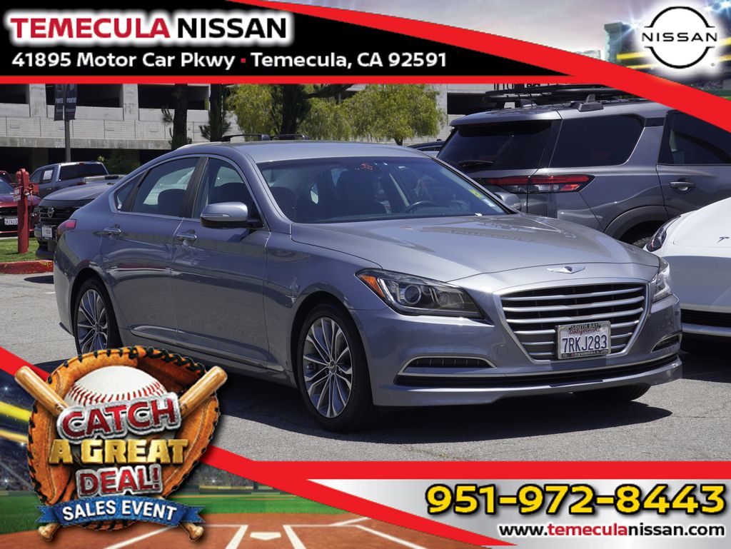 Parisian Gray 2016 Hyundai Genesis Sedan 8-Speed Automatic