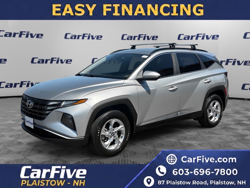 Shimmering Silver 2022 Hyundai Tucson SUV / Crossover All-Wheel Drive 8-Speed Automatic