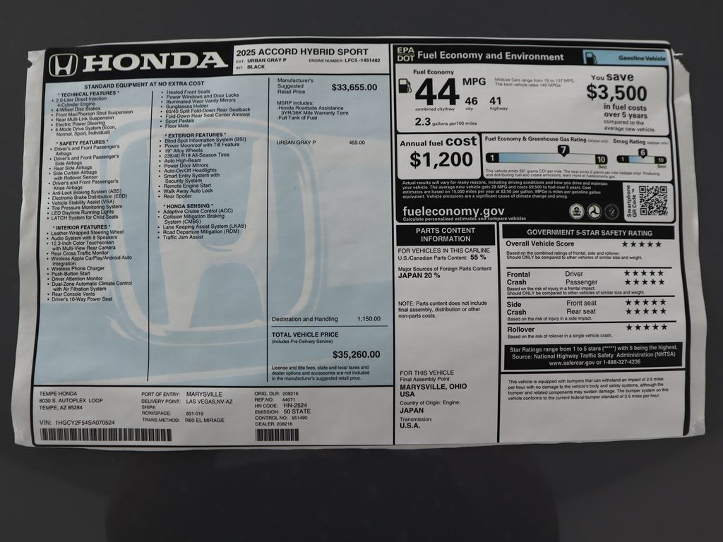Thumbnail: 2025 Honda Accord - 9