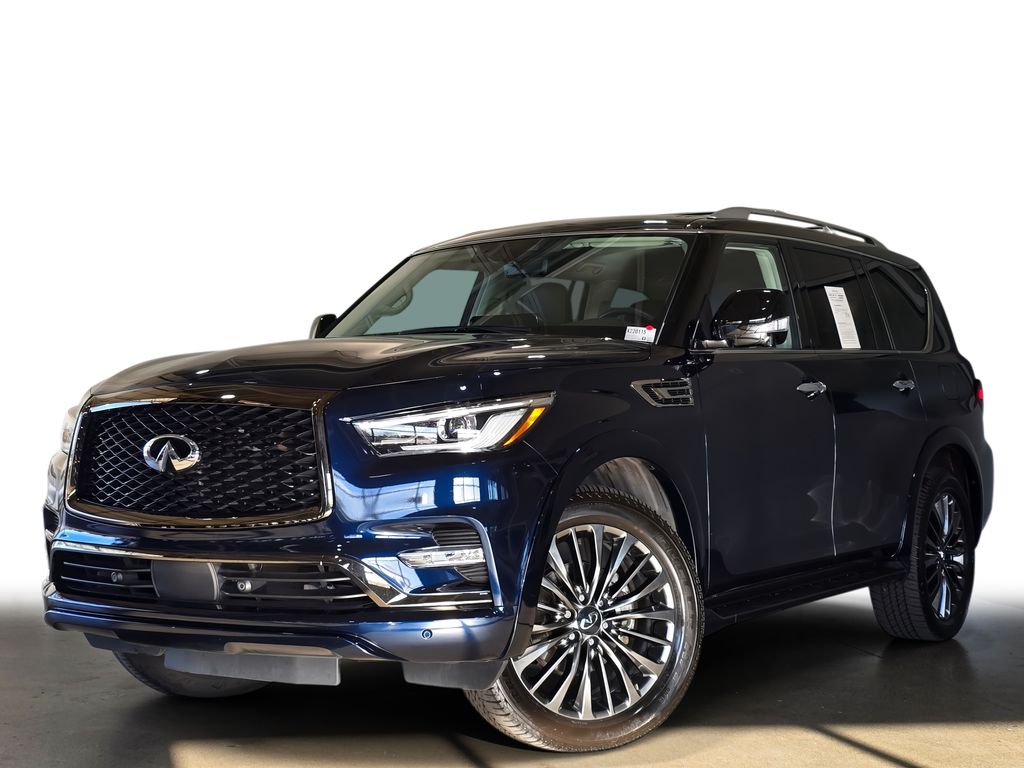 Hermosa Blue 2022 INFINITI QX80 Premium Select 4WD SUV / Crossover All-Wheel Drive 7-Speed Automatic