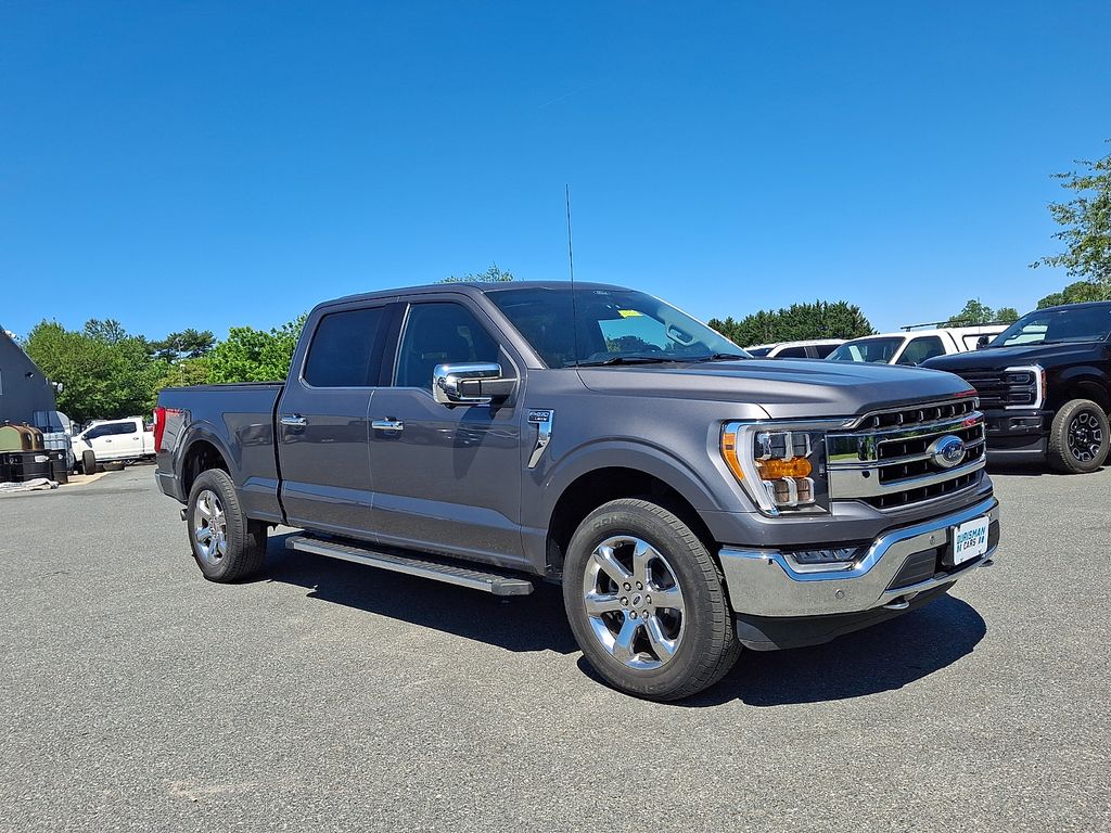 Carbonized Gray Metallic 2021 Ford F-150 Lariat SuperCrew 4WD Pickup Truck Four-Wheel Drive Automatic