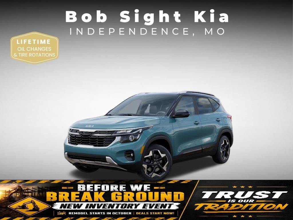 Blue / Black 2026 Kia Seltos SUV / Crossover All-Wheel Drive Continuously Variable Transmission