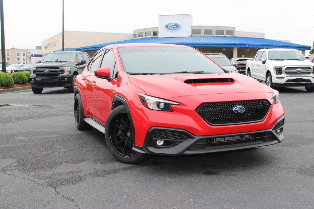 Ignition Red 2023 Subaru WRX Premium AWD Sedan All-Wheel Drive 6-Speed Manual