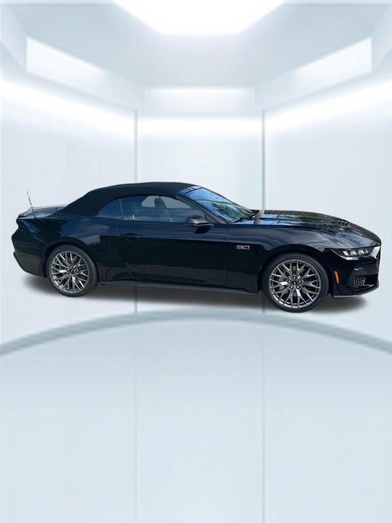 Shadow Black 2024 Ford Mustang Convertible Rear-Wheel Drive Automatic