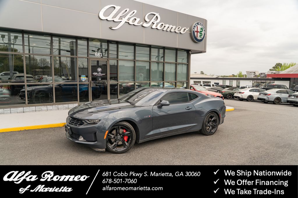 Shadow Gray Metallic 2021 Chevrolet Camaro LT1 Coupe RWD Coupe Rear-Wheel Drive Automatic